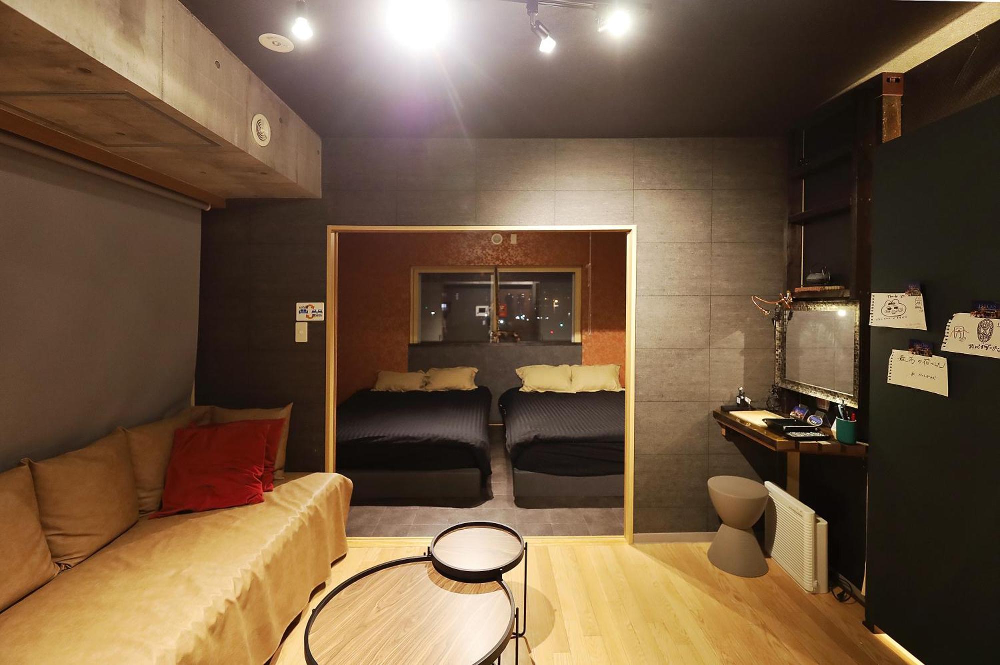 Biosvilla522-Sapporo Susukino Night- 1Room W-Beds2&S-Beds2 6Persons Bagian luar foto