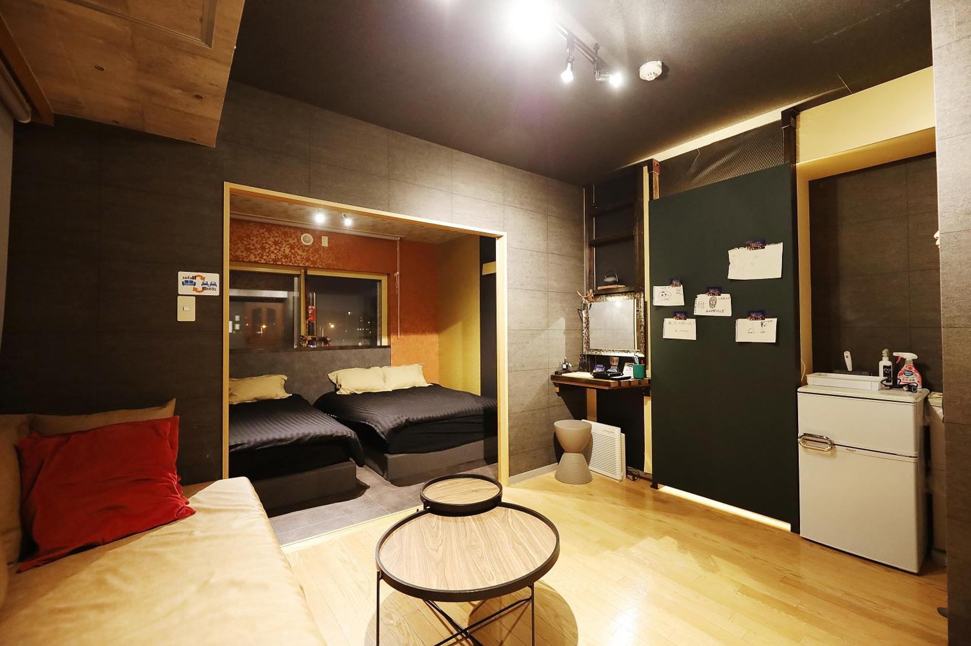 Biosvilla522-Sapporo Susukino Night- 1Room W-Beds2&S-Beds2 6Persons Bagian luar foto