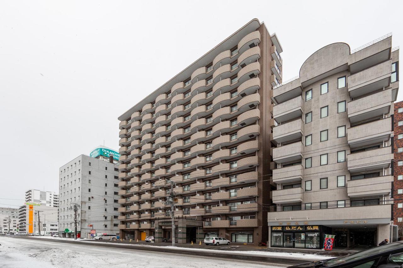 Biosvilla522-Sapporo Susukino Night- 1Room W-Beds2&S-Beds2 6Persons Bagian luar foto